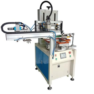 40W 4 Stations Flat Screen Printing Machine flatbed screen printer With Robot Arm
