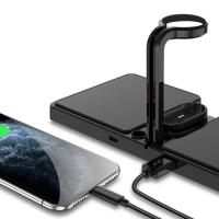 6in1 fonction multi Pen Holder Wireless Charger Fast facturant Apple