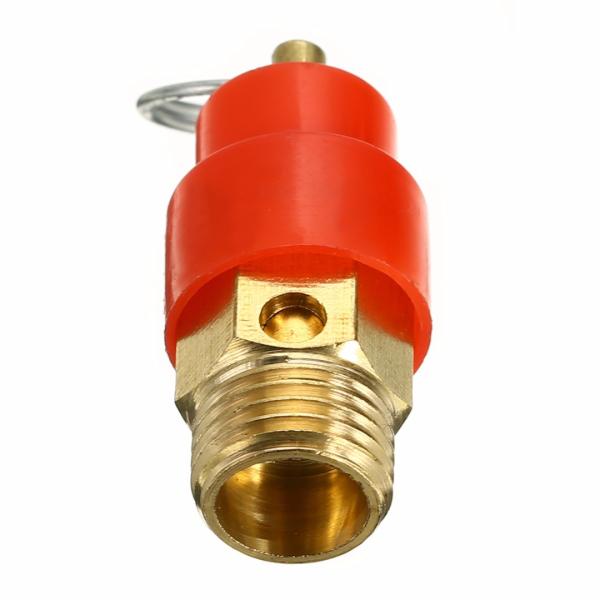Small Brass Safety Relief Valve 1/4 BSP 120PSI Pressure Release Regulator