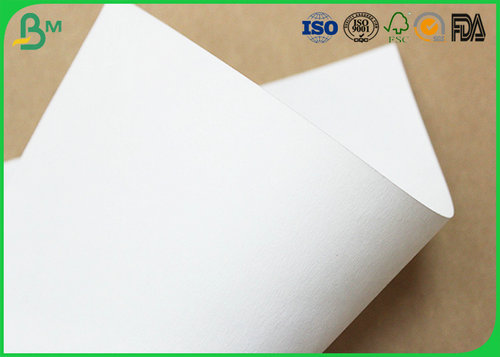 Eco - Friendly Kraft White Food Grade Paper Roll For Drinking Paper Straws