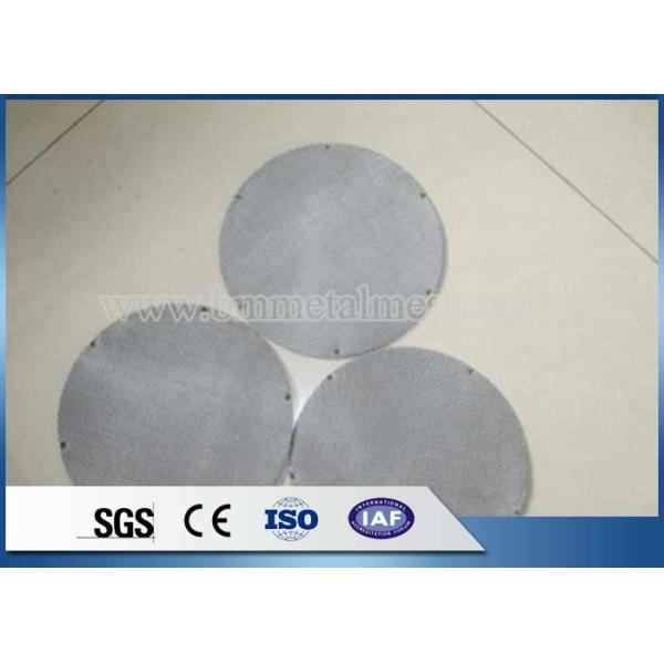 Stainless Steel Dutch Weave Metal Mesh Screen Filter With Customizable Diameter For Plastic Recycling