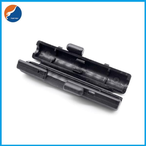 Peel-Off Type Copper Wire Brass Contacts Nylon Flame Retardant Glass Tube In Line Fuse Holder