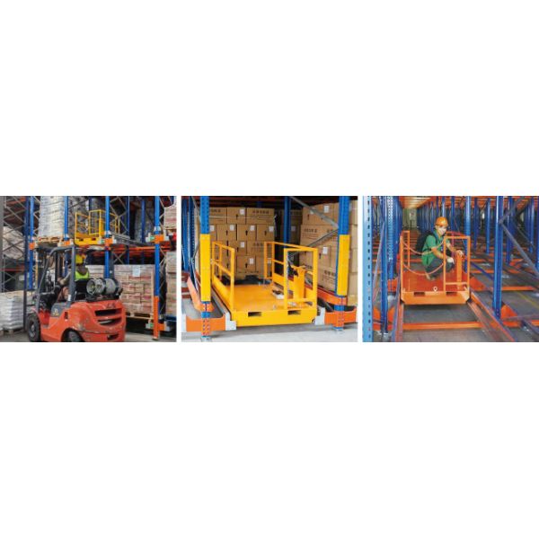 Two Way Radio Shuttle Racking Pallet Runner Rack System Explosive Proof Warehouse