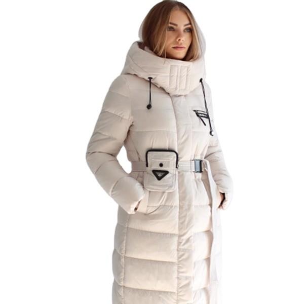 FODARLLOY High grade new design Women's Down Padded Jacket Foreign Trade Cotton-Padded Jacket Mid-Length Ladies Jacket
