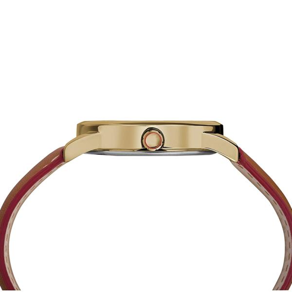 Multiapplication Quartz Battery Wristwatches , Brown Leather Wrist Watch