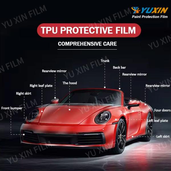 10Mil Thickness Anti Scratch TPU Clear PPF Car Paint Protection Film 152cmx15m