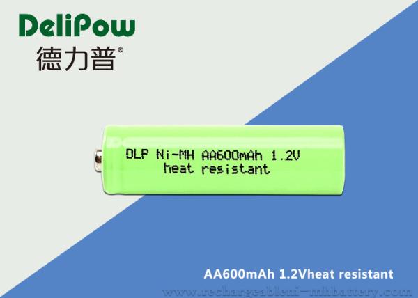 3 Years Cycle Life AA NIMH Rechargeable Battery 600mAh For Flashlight