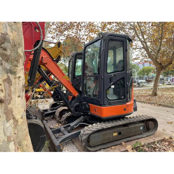 Original Japan Used Hitachi ZX35U-5N Mini Excavator In Excellent Condition/Used Japanese Mini Excavator With Swing Arm And EPA Engine