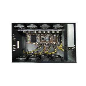 Mineração Rig Frame Cryptocurrency Barebone Motherboard de 8 GPU para ETH