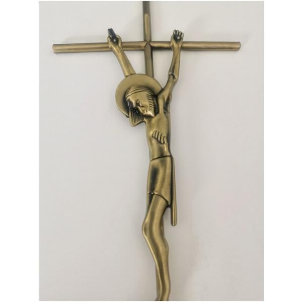 Antique Brass Adult Coffin Ornaments Crucifix