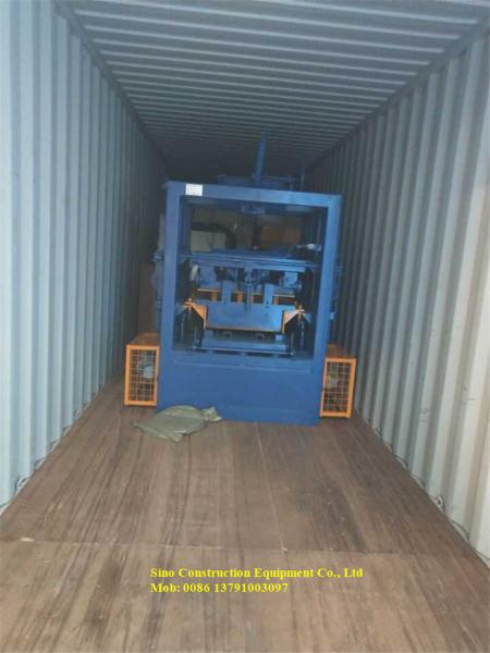 SCEC Semi Automatic Cement Block Machine QT4 24 Production 600 Pcs/Hour