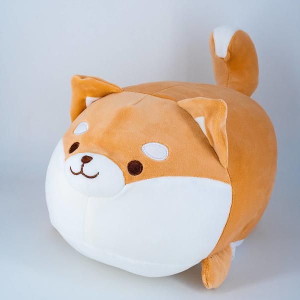 polyester Filling Corgi Dog Plush Stuffed Pillow Shiba Inu Akita Stuffed Toy For Gifts