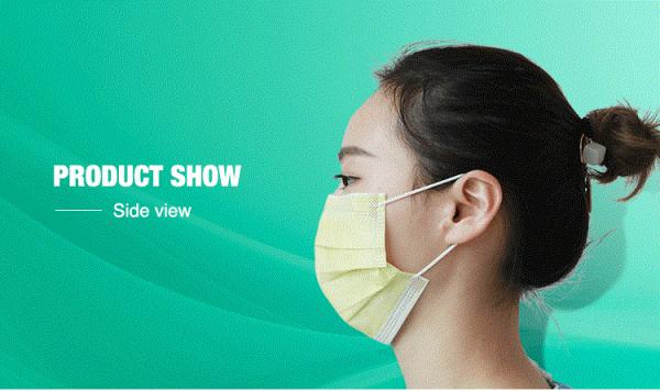 Surgical Medical Mouth Mask 3ply With Earloop Dust Protection Skin Friendly