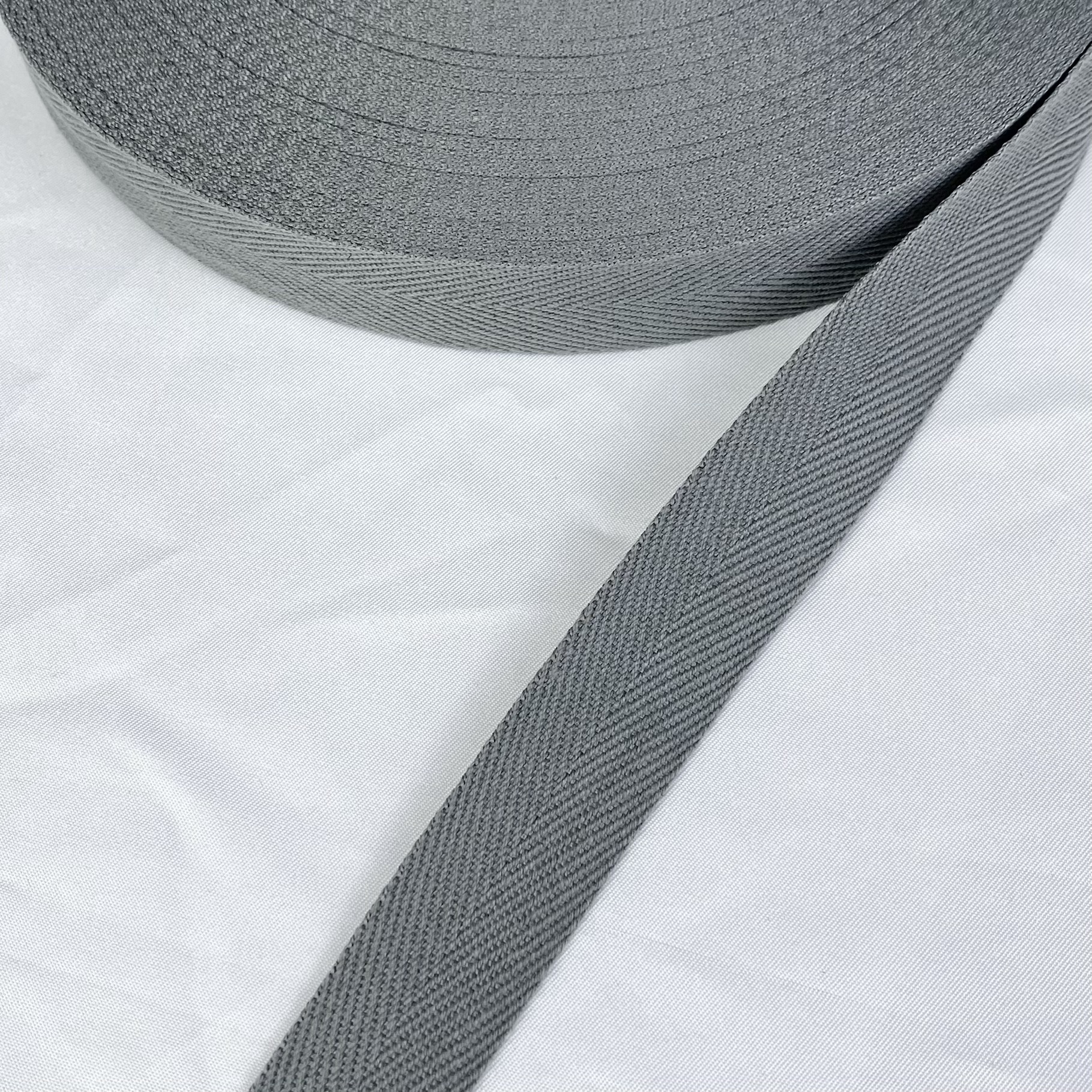 Herringbone polyester-cotton webbing Various colors Backpack strap Belt Handbag strap