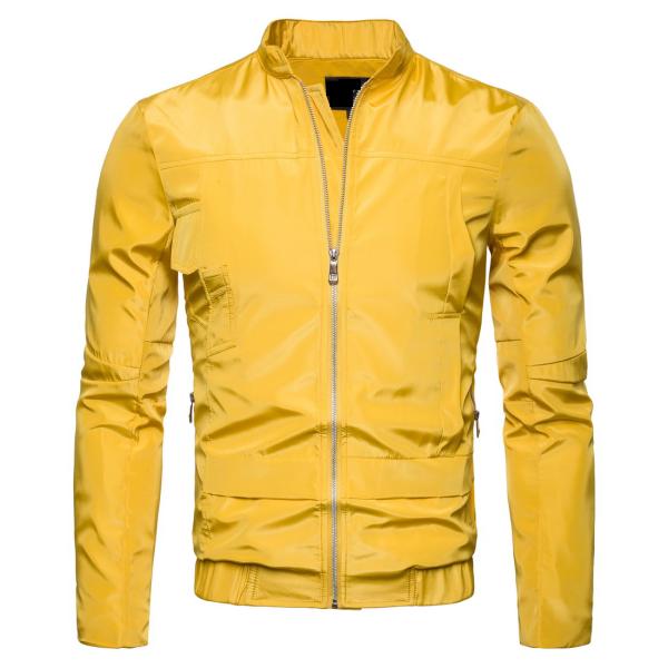 2018 autumn new british style slim styled male waterproof fashion stand collar thin jacket