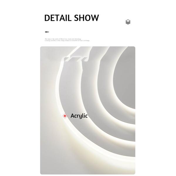 Modern Intelligence LED Ceiling Light Surface Mounted Home Decoration Acrylic Cover Iron Base Induction Lamps Living Room