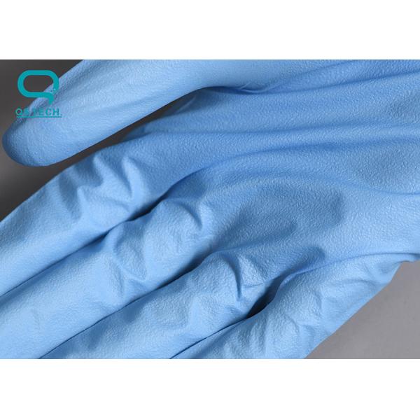 Промышленная Не-простерилизованная перчатка нитрила чистой комнаты свободная от Порошк устранимая