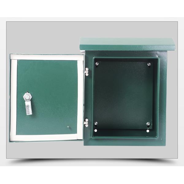 Stainless Steel Electrical Enclosure Cctv Power Supply Distribution Box Green Coating