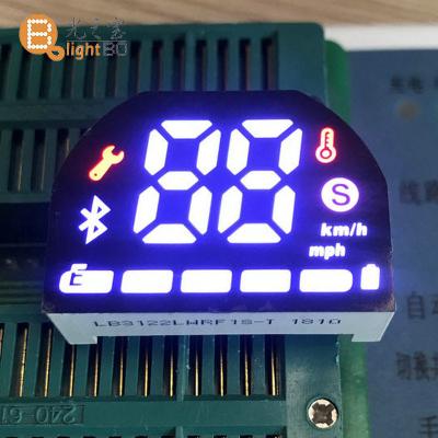 Common Cathode 15mA 70mcd 7 Segment Display Module For Electric Scooter