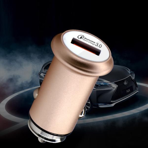 FQC08 Qualcomm quick charge 3.0 car usb charger, universal car charger for phones, top selling car usb charger