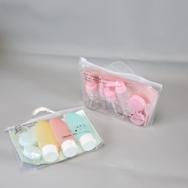 Travel Toilet Printed PVC Cosmetic Organizer Bags Waterproof Transparent