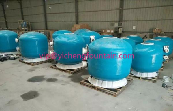 Commercial Fibreglass Pool Cartridge Filters With Oil Gauge Plate 1200mm - 2500mm Dia