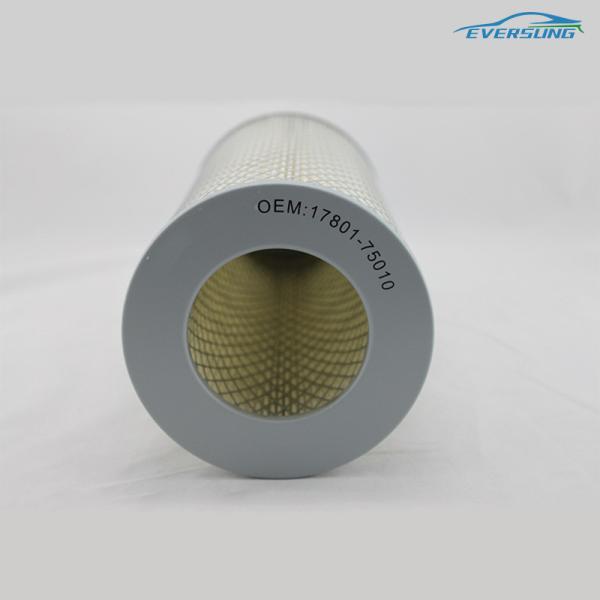 17801-75010 Car Engine Air Filters 134x289mm For Toyota Hiace 4Y Brilliance SY6480