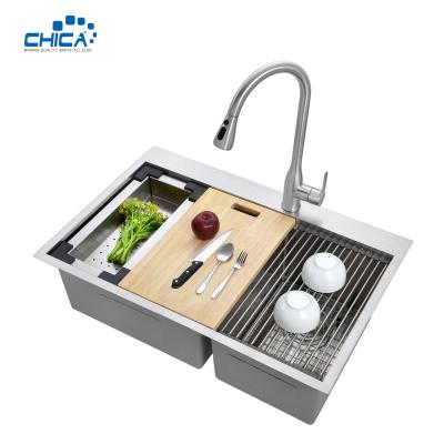 Stainless Steel Sinks Quality Control Procedure Double Bowl Handmade House Kitchen Sinks