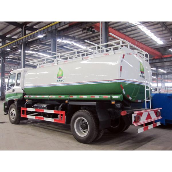 Автоцистерна нефти стали углерода К235, дизельная тележка доставки для танка Рефиллер масла ИСУЗУ