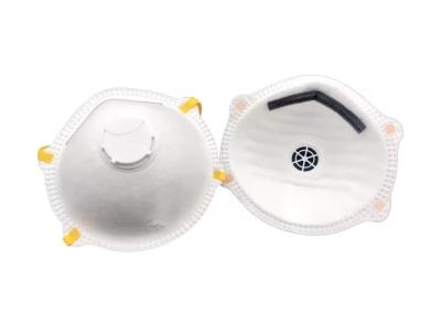 Eco Friendly Valved Respirator Mask , FFP2V Save Mask Odorless Anti Pollution