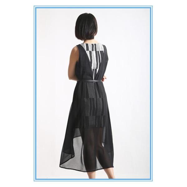 Мода 2016 Женщины Ленное платье Шифон с коротким передним длинным спином