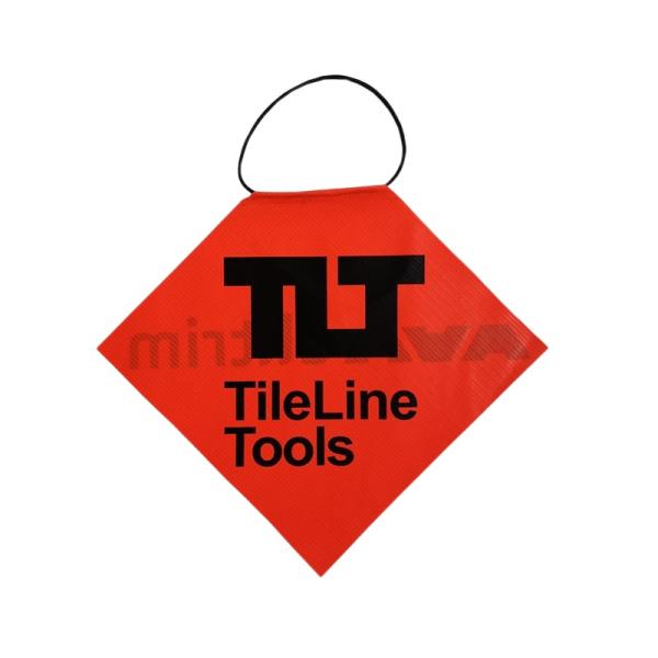 Promotional Square Shape Hanging PVC Safety Flag For Cars Or Trucks