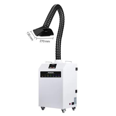 220W Mobile Fume Extractor FES220 Smoke Absorber For Soldering Station