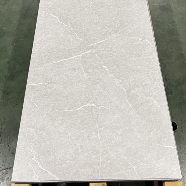 Cuarto de baño Materiales ecológicos 4 mm PVC piedra mármol bloqueo de clic SPC tableros de panel de pared