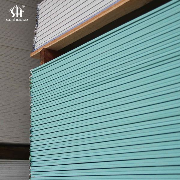 12mm Water-Resistant Gybsum Board 4X8 Sheetrock Drywall Modern Design Plaster for Outdoor Bathroom Partition