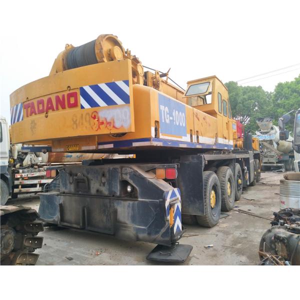 49 Km / H Max Speed Used Cranes 2.3 Cbm Bucket Capacity Mitsubishi Engine