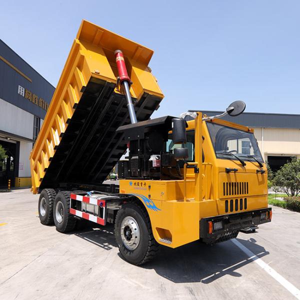 Caminhão basculante de mineração subterrânea de 25 toneladas 243 KW motor Yuchai Veículo de mineração subterrânea