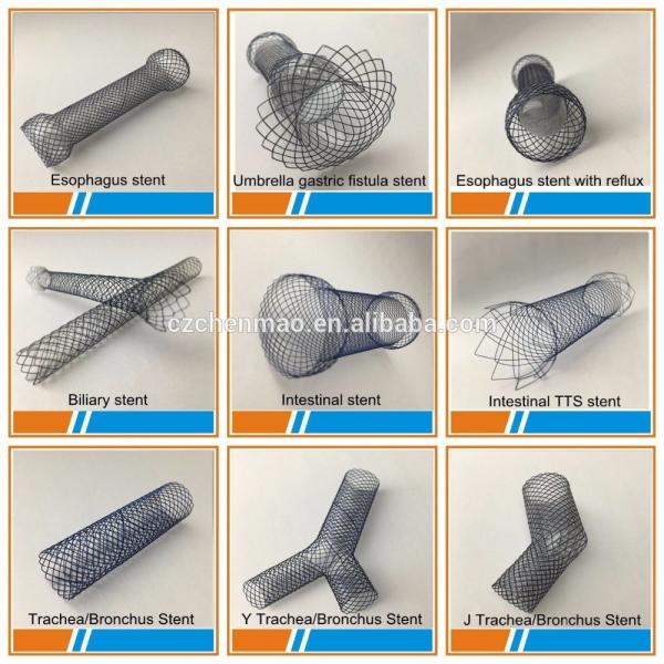 O Ni-si cirúrgico liga o stent do esôfago Auto-expansível do stent médico com o fio de Nitinol