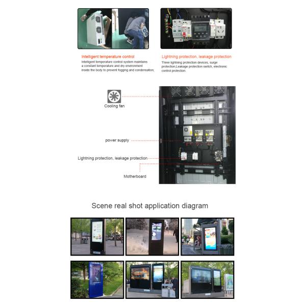 43 Inch IP65 Waterproof Outdoor LCD Digital Signage