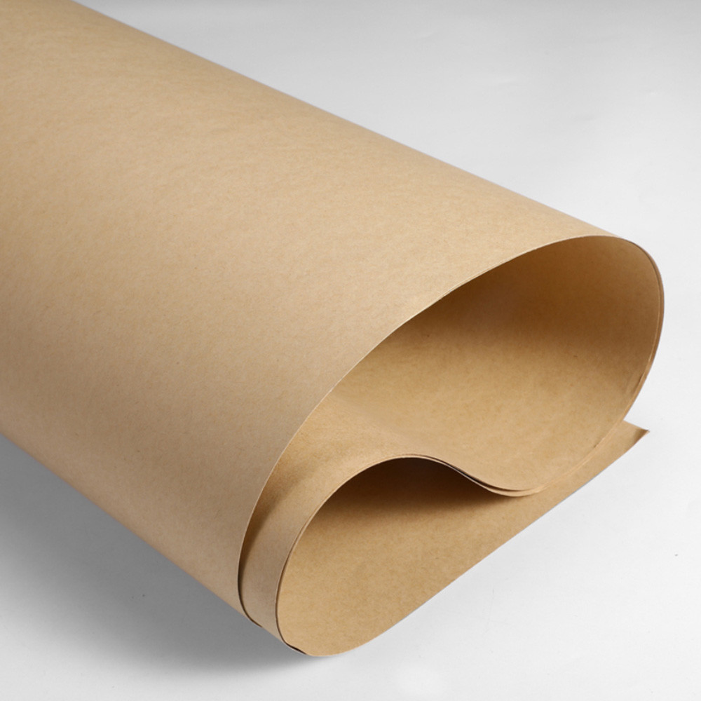 Повторно использованный крен упаковочной бумаги 38CM*50M Kraft влагостойкий