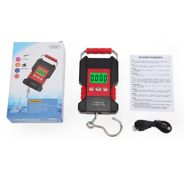 Weiheng WH-A28 50KG Waterproof Digital Electronic Luggage Scale Maximum Weight Recommendation 50 KG