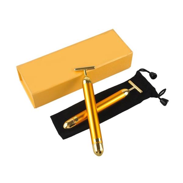 24K Electirc уменьшая ролик красоты вибрации стороны затягивая кожу