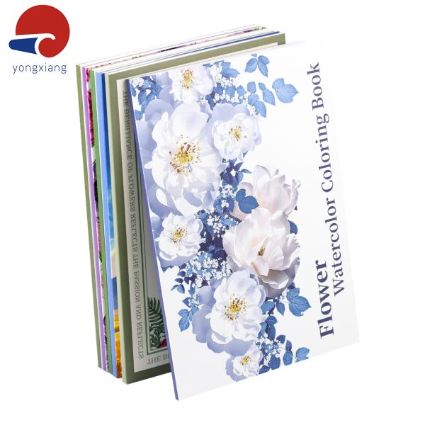 Soft Cover Coloring Book Printing Offset Printing Painting Coloring Book