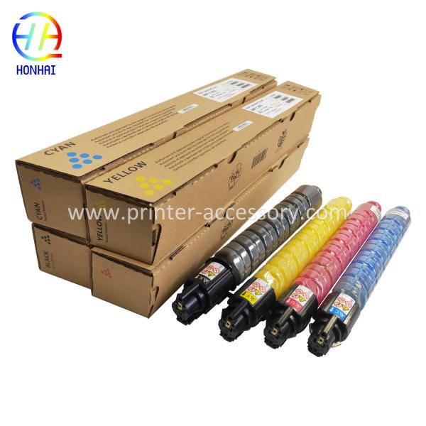 Compatible New High-Yield Toner Cartridge Set for Ricoh MPC305 with OEM Code 842079-842082