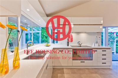 Customized Modern Lacquer Kitchen Cabinet with Excellent Design and Quality MOQ is 1 set & Shipping by Sea