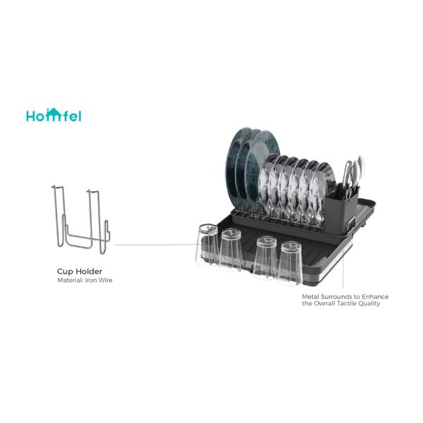 Stainless Steel Kitchen Dish Drainer With Detachable Design