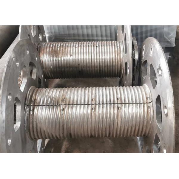 Wire Rope/Cable Winch Drum Fixed Q355B Lebus Sleeves, Plug Welding