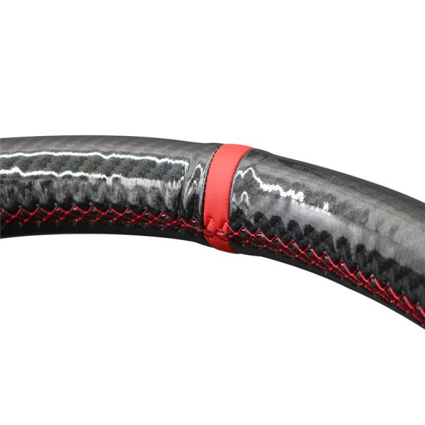 Carbon Soft Suede Steering Wheel Cover Wrap for Seat Leon 1P FR Cupra MK2 Ibiza 6L