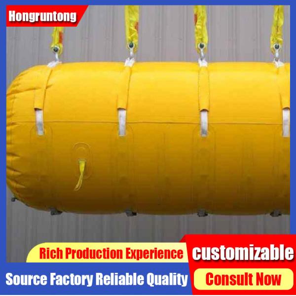 2Bolsa de elevación de aire de.0m de 20 toneladas de capacidad antiabrasión plegable para una rápida instalación
