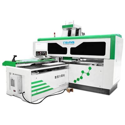 Drilling Wood Panel Holes TEING CNC Wood Drilling Machine 6 Sides Drill Cnc Boring Machine